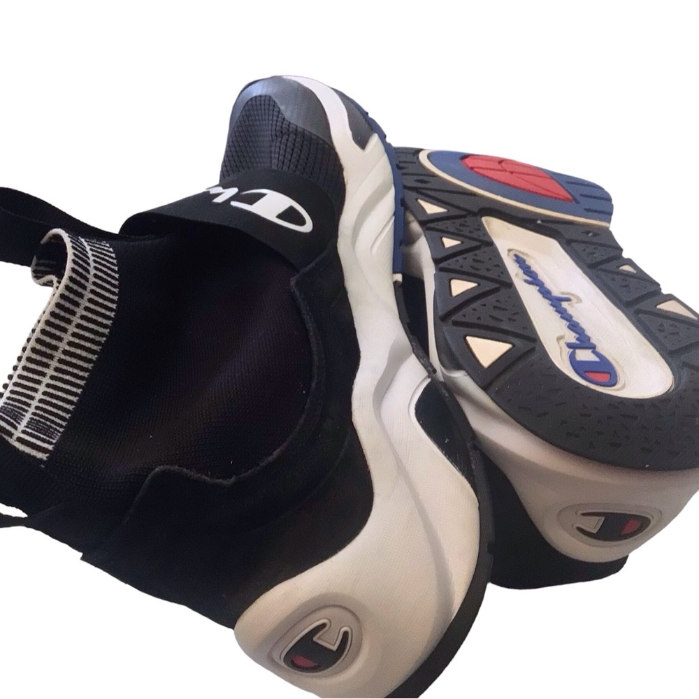 Champion Rally Pro Hi Top Shoes CM100018 Black Sz 11M - Picture 5 of 8